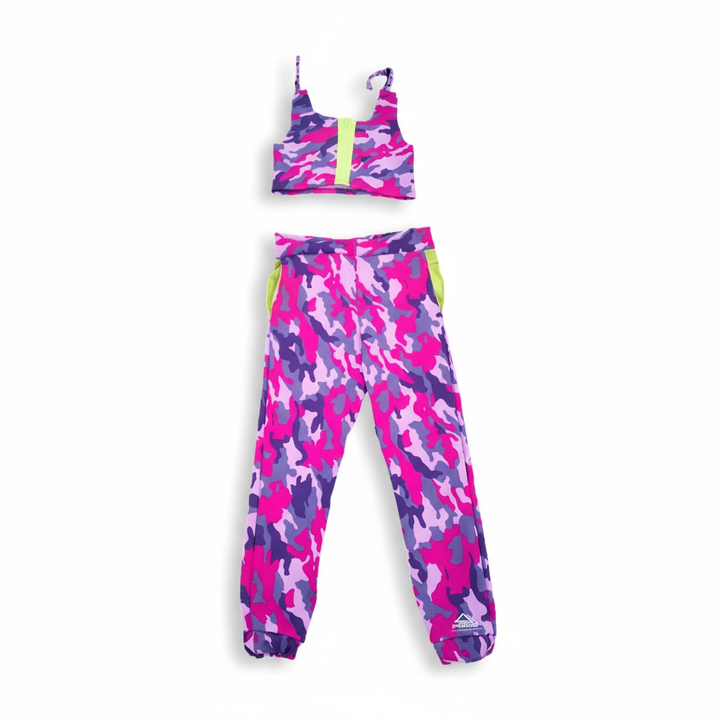pink military Top Side View